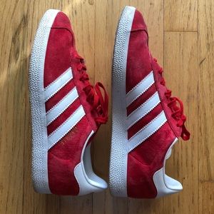 Adidas Red Gazelle Sneakers
